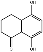 1(2H)-Naphthalenone, 3,4-dihydro-5,8-dihydroxy- Struktur