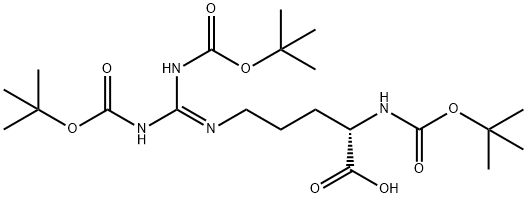 (Tert-Butoxy)Carbonyl Arg(Boc)2-OH  (Symmetrical) Struktur