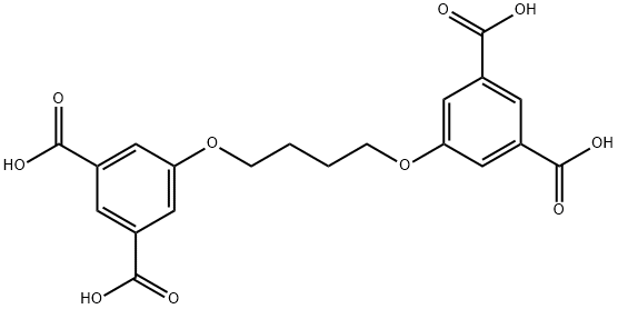 5,5′-(butane-1,4-diyl)-bis(oxy)diisophthalic acid Struktur