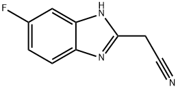 1H-Benzimidazole-2-acetonitrile,5-fluoro-(9CI) Struktur