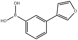 Boronic acid, B-[3-(3-furanyl)phenyl]- Struktur