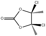 (4R,5S)-4,5-Dichloro-4,5-dimethyl-1,3-dioxolan-2-one Struktur