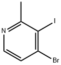 Pyridine, 4-bromo-3-iodo-2-methyl- Struktur