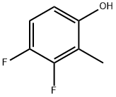 3,4-Difluoro-2-methylphenol Struktur