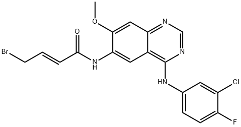 2-Butenamide, 4-bromo-N-[4-[(3-chloro-4-fluorophenyl)amino]-7-methoxy-6-quinazolinyl]-, (2E)-