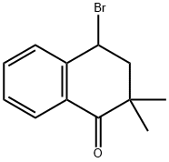 1(2H)-Naphthalenone, 4-bromo-3,4-dihydro-2,2-dimethyl- Struktur