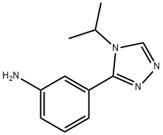 6-(4-異丙基-4H-1,2,4-三唑-3-基)苯-2-胺 結(jié)構(gòu)式