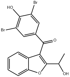 1'-hydroxybenzbromarone Struktur