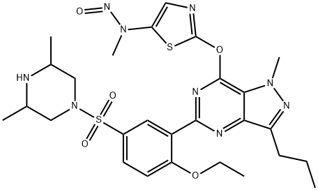 Nitroso-prodenafil Struktur