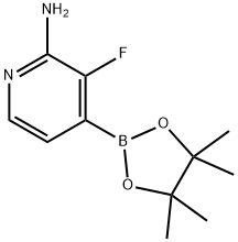 3-氟-4-(4,4,5,5-四甲基-1,3,2-二氧苯甲醛-2-基)吡啶-2-胺, 1269440-73-4, 結(jié)構(gòu)式