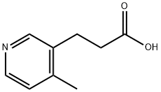 3-Pyridinepropanoicacid,4-methyl-(9CI) Struktur