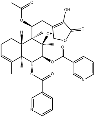 Scutebarbatine X Struktur