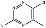 3,6-Dichloro-5-methyl-1,2,4-triazine Struktur