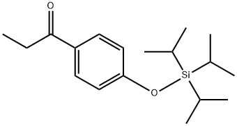 4-[(triisopropylsilyl) oxy]propiophenone. Struktur