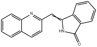 3-(2-Quinolylmethylene)phthalimidine Struktur