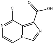 Imidazo[1,5-a]pyrazine-1-carboxylic acid, 8-chloro- Struktur