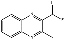 Quinoxaline, 2-(difluoromethyl)-3-methyl- Struktur