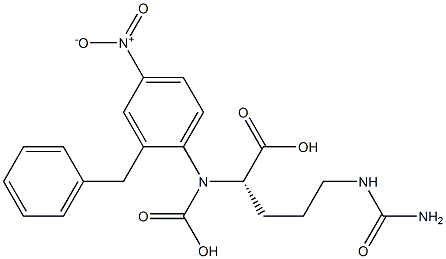 a-N-Cbz-D-citrulline p-nitrophenyl ester Struktur