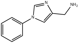 1H-Imidazole-4-methanamine, 1-phenyl- Struktur