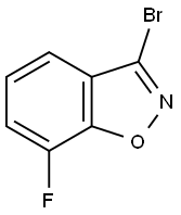 1,2-Benzisoxazole, 3-bromo-7-fluoro- Struktur