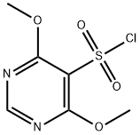 5-Pyrimidinesulfonyl chloride, 4,6-dimethoxy- Struktur