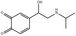 3,5-Cyclohexadiene-1,2-dione, 4-[1-hydroxy-2-[(1-methylethyl)amino]ethyl]- Struktur