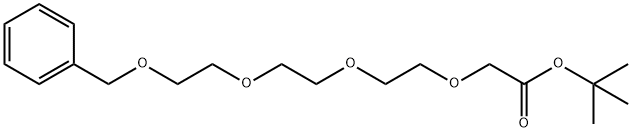 Benzyl-PEG4-CH2CO2tBu, 1443467-88-6, 結構式