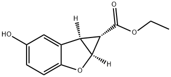 (1S,1aS,6bR)-ethyl 5-hydroxy-1a,6b-dihydro-1H-cyclopropa[b]benzofuran-1-carboxylate(WX145557) Struktur