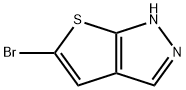 1H-Thieno[2,3-c]pyrazole, 5-bromo- Struktur