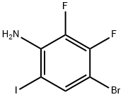 4-溴-2,3-二氟-6-碘苯胺, 1589004-82-9, 結(jié)構(gòu)式