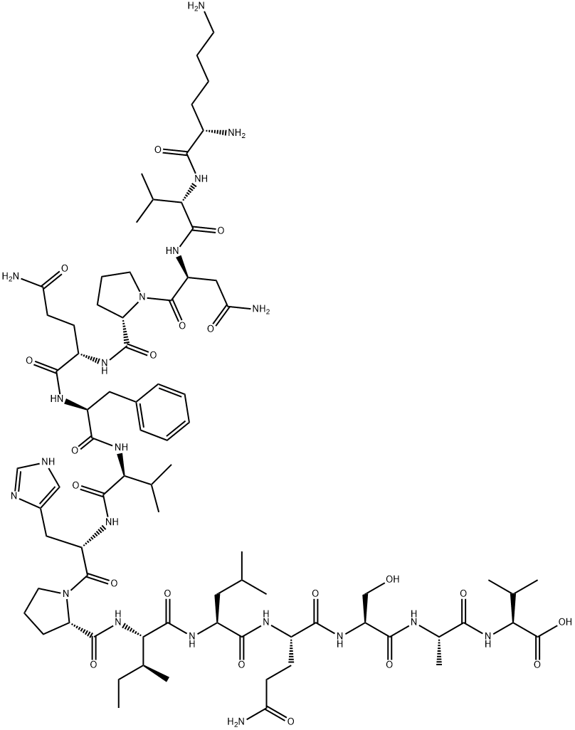 PROTEIN KINASE C ALPHA PEPTIDE Struktur