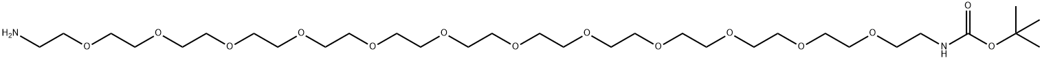 BocNH-PEG12-CH2CH2NH2, 1642551-09-4, 結(jié)構(gòu)式