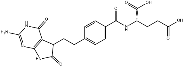 Pemetrexed disodium Ketone impurity Struktur