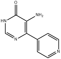 4(3H)-Pyrimidinone, 5-amino-6-(4-pyridinyl)- Struktur