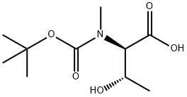 Boc-N-Me-D-Thr-OH 
 Struktur