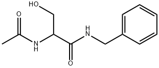 Lacosamide Related Compound F (30 mg) (2-Acetamido-N-benzyl-3-hydroxypropanamide) Structure