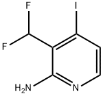 2-Pyridinamine, 3-(difluoromethyl)-4-iodo- Struktur