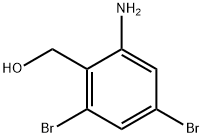 Benzenemethanol, 2-amino-4,6-dibromo- Struktur