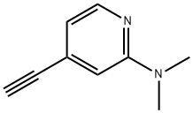 2-Pyridinamine, 4-ethynyl-N,N-dimethyl- Struktur