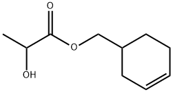 Propanoic acid, 2-hydroxy-, 3-cyclohexen-1-ylmethyl ester Struktur