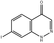 4(1H)-Cinnolinone, 7-iodo- Struktur