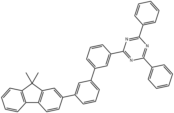 2-[3'-(9,9-dimethyl-9H-fluoren-2-yl)[1,1'-biphenyl]-3-yl]-4,6-diphenyl-1,3,5-triazine