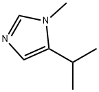 1H-Imidazole,1-methyl-5-(1-methylethyl)-(9CI) Struktur