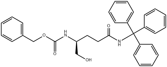 Z-Gln[Trt]-Ol Struktur