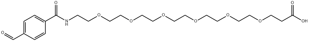 Ald--Ph-PEG6-acid Struktur