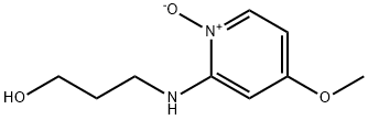 1-Propanol,3-[(4-methoxy-1-oxido-2-pyridinyl)amino]-(9CI) Struktur