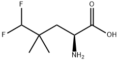 Pentanoic acid, 2-amino-5,5-difluoro-4,4-dimethyl-, (2S)- Struktur