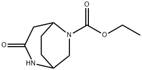 1-Boc-3,9-diazabicyclo[4.2.1] heptan-4-one Struktur