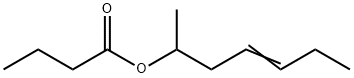 HEPT-4-ENYL-2BUTYRATE Struktur