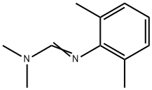 Methanimidamide, N'-(2,6-dimethylphenyl)-N,N-dimethyl- Struktur